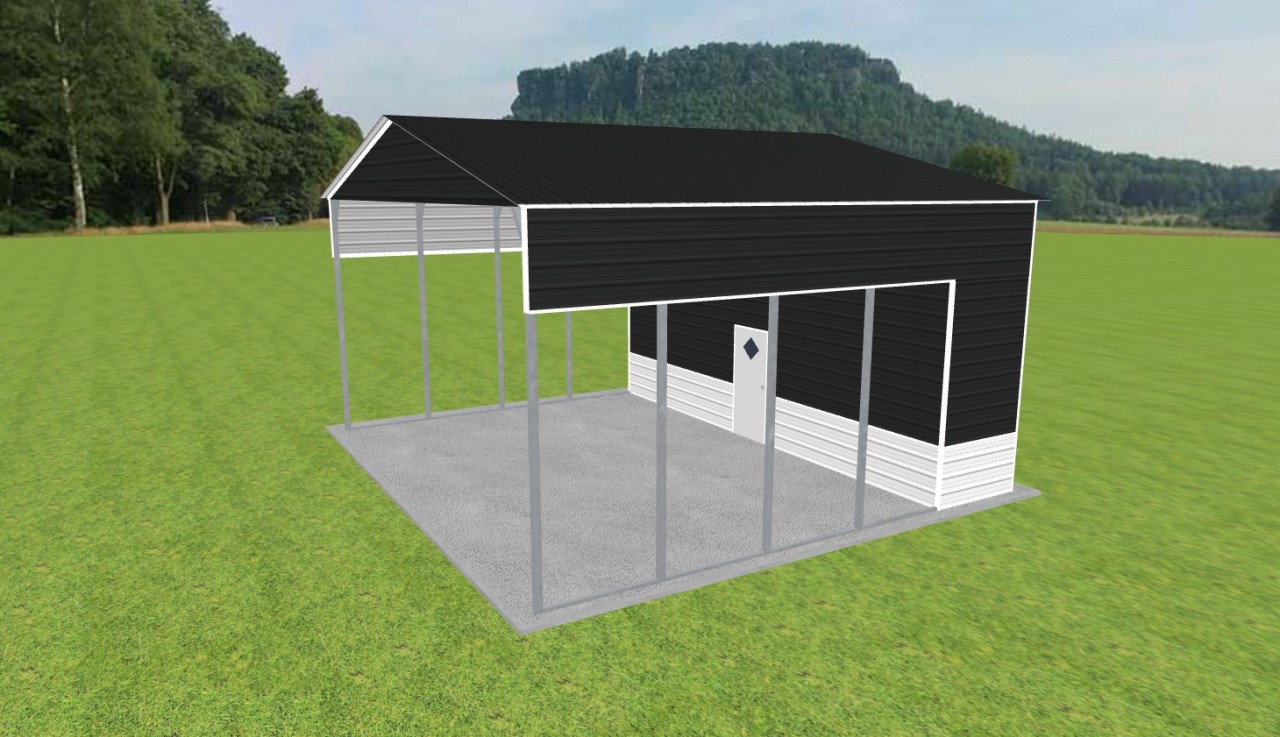Carport with Storage 28 x 25 x 14 — photo 1