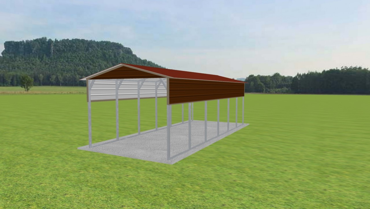 1 Car Carport 12 x 30 x 9 — photo 1