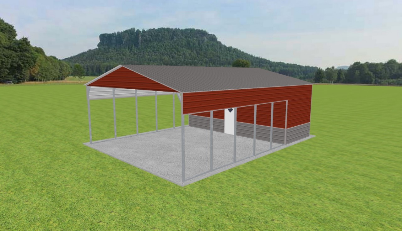Carport with Storage 26 x 35 x 11 — photo 1