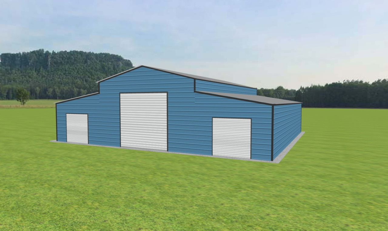 Three Tier Barn 20 x 40 x 12, 20' x 40' x 12' metal barn