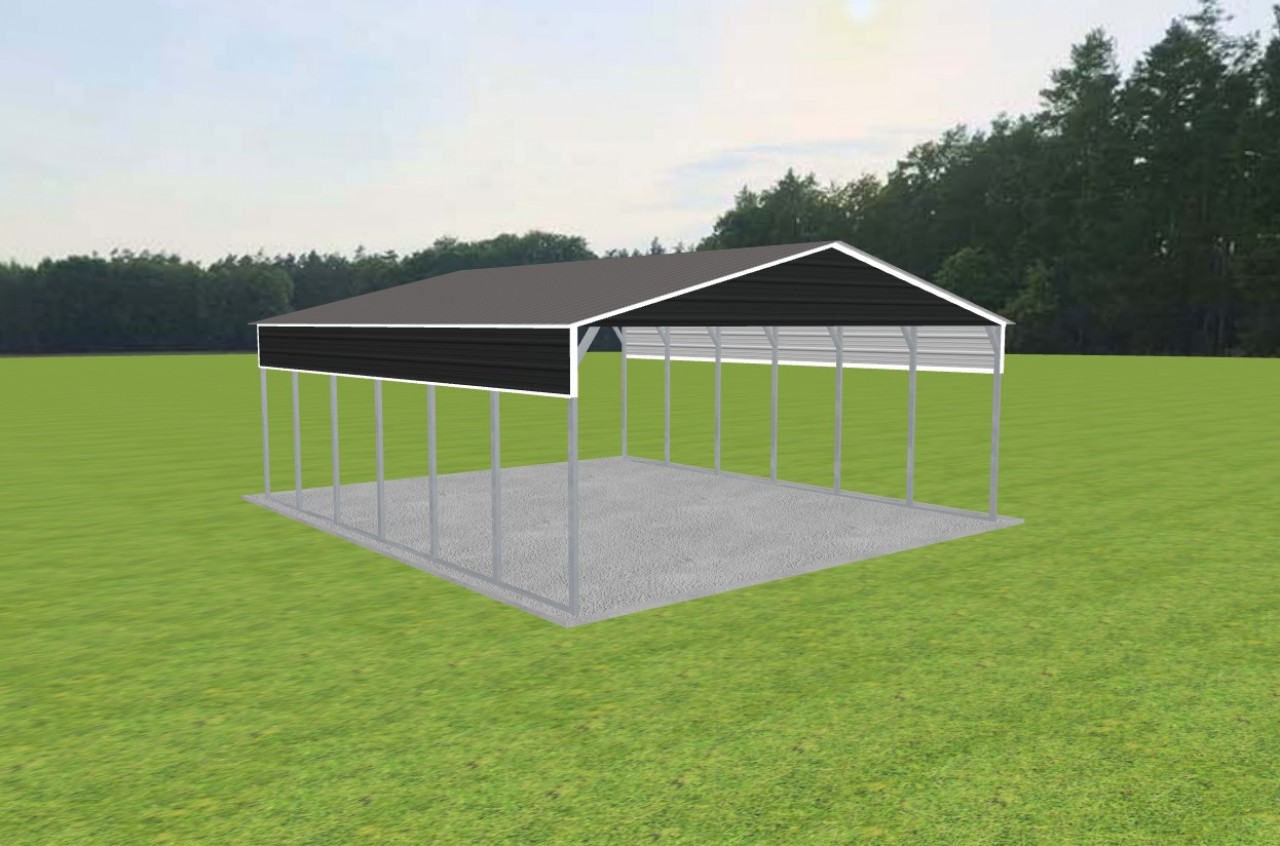 3 Car Carport 26 x 30 x 10 — photo 1