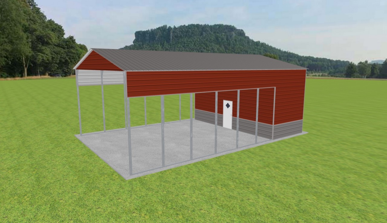 Carport with Storage 26 x 40 x 14 — photo 1