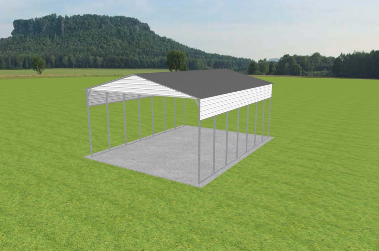 3 Car Carport 26 x 35 x 14 — photo 1