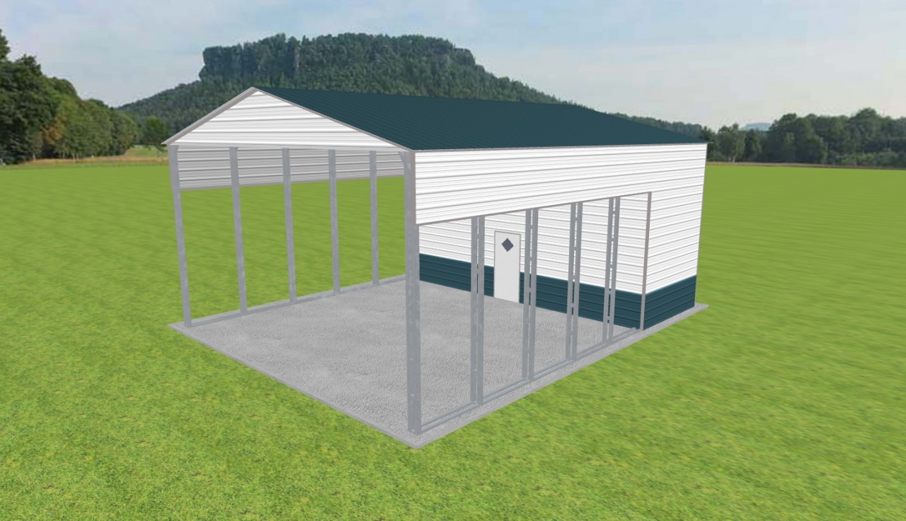 Carport with Storage 28 x 35 x 15 — photo 1