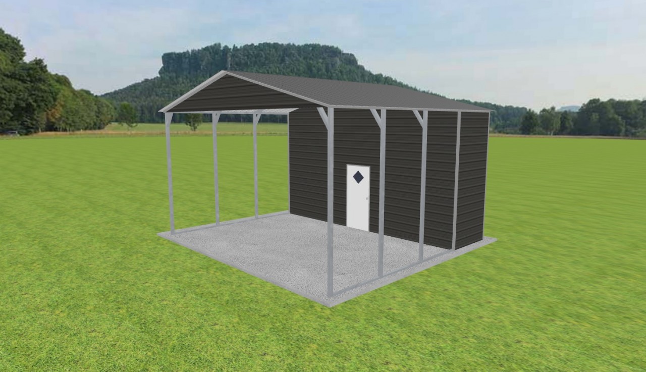 Carport with Storage 22 x 20 x 12 — photo 1