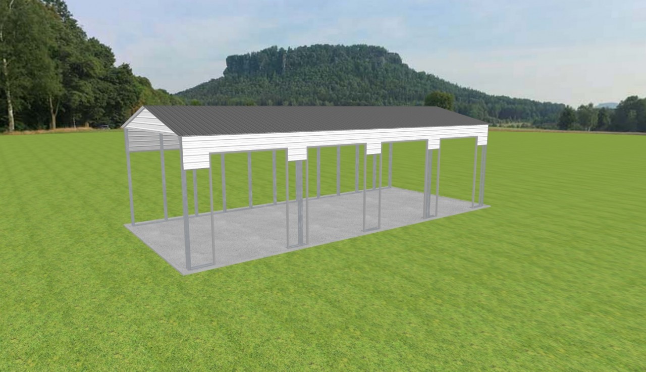 Carport 24 x 55 x 15 — photo 1