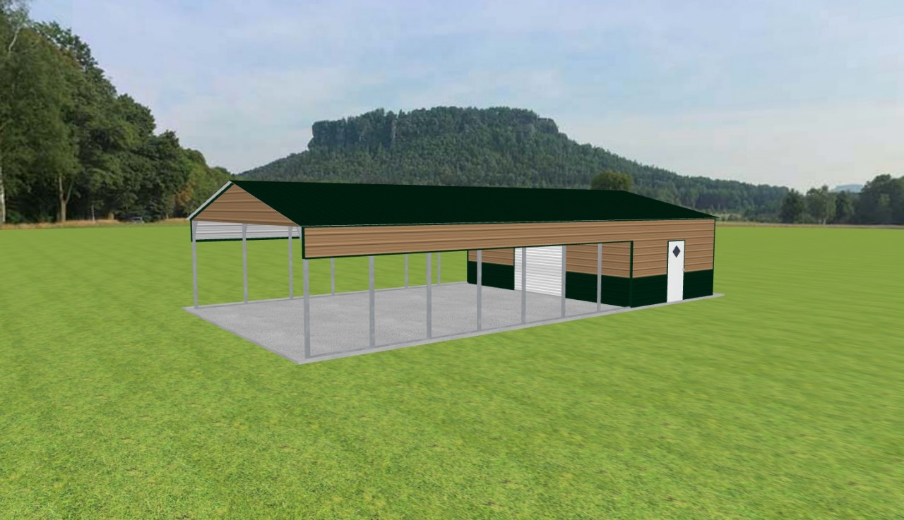 Carport with Storage 26 x 50 x 9 — photo 1