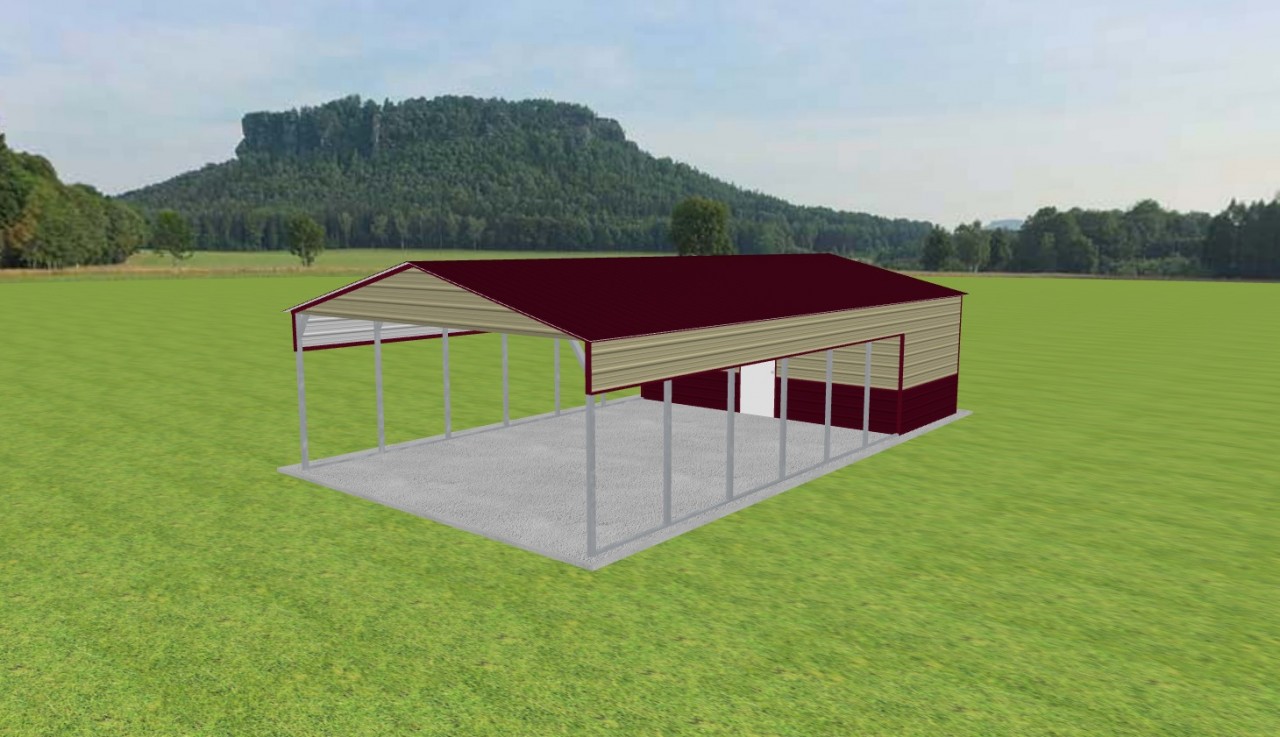 Carport with Storage 22 x 40 x 9 — photo 1
