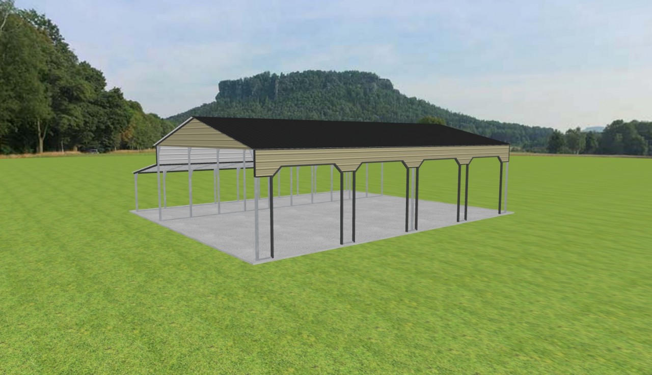 Carport 30 x 50 x 12 — photo 1