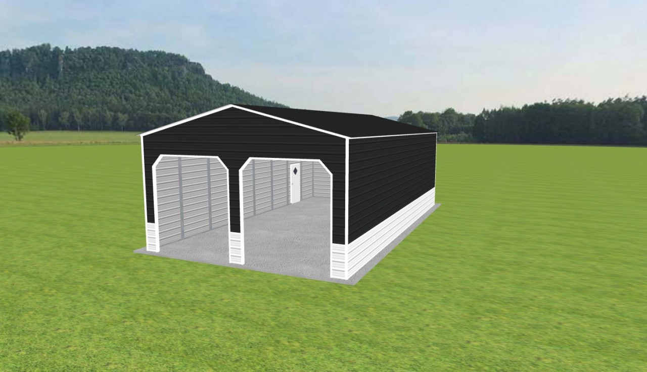 2 Car Carport 22 x 40 x 12 — photo 1