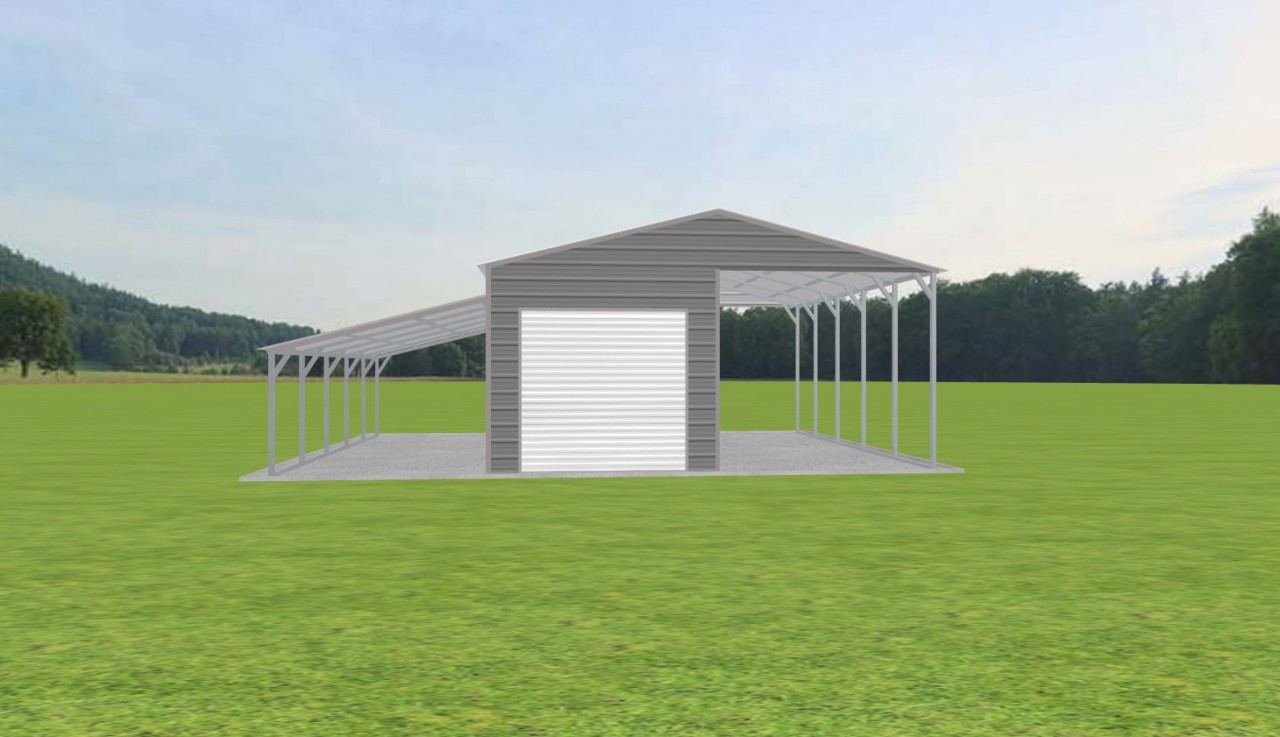 Carport with Storage 22 x 25 x 10 — photo 1