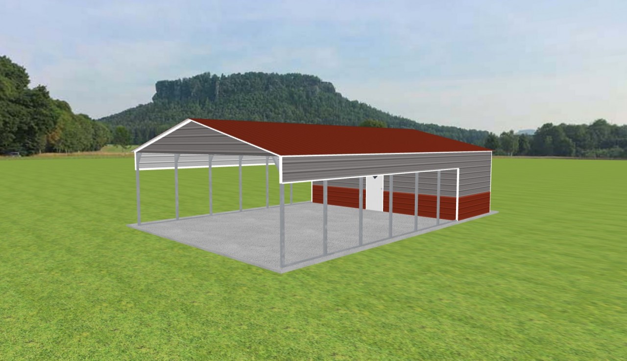 Carport with Storage 26 x 40 x 9 — photo 1