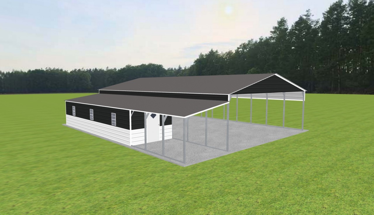 Carport with Storage 30 x 50 x 10 — photo 1