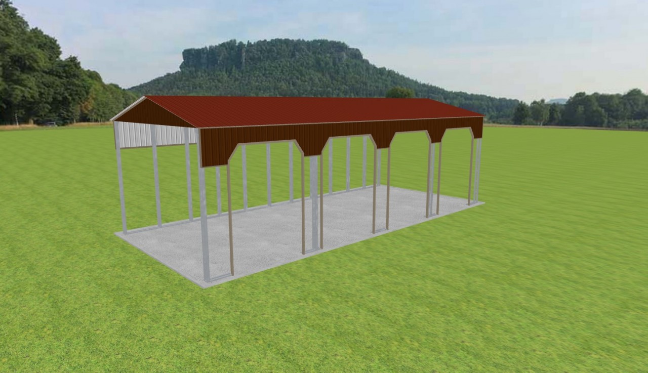 Carport 24 x 55 x 16 — photo 1