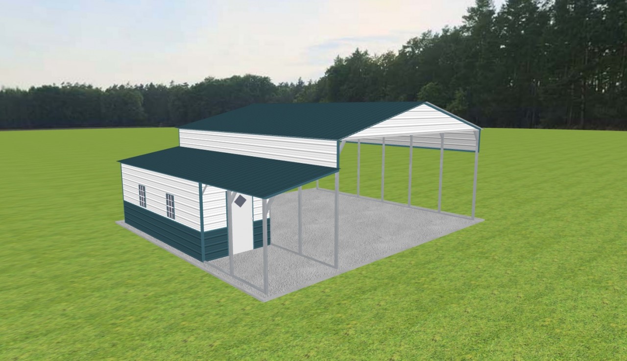 Carport with Storage 26 x 30 x 12 — photo 1