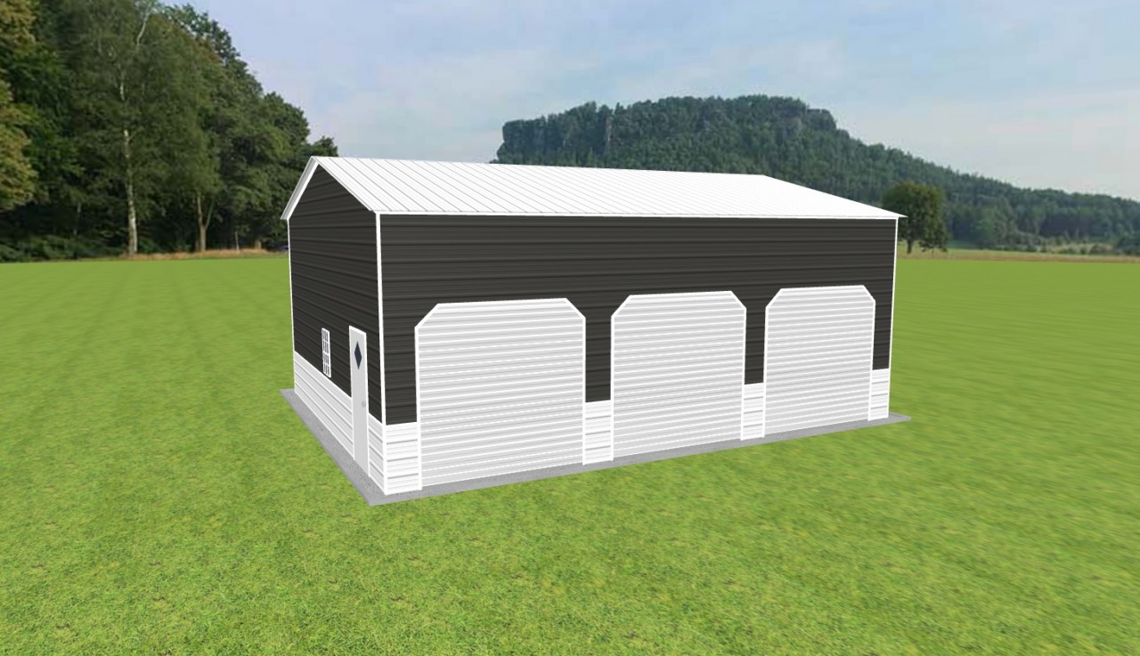 3 Car Garage 24 x 30 x 12 — photo 1
