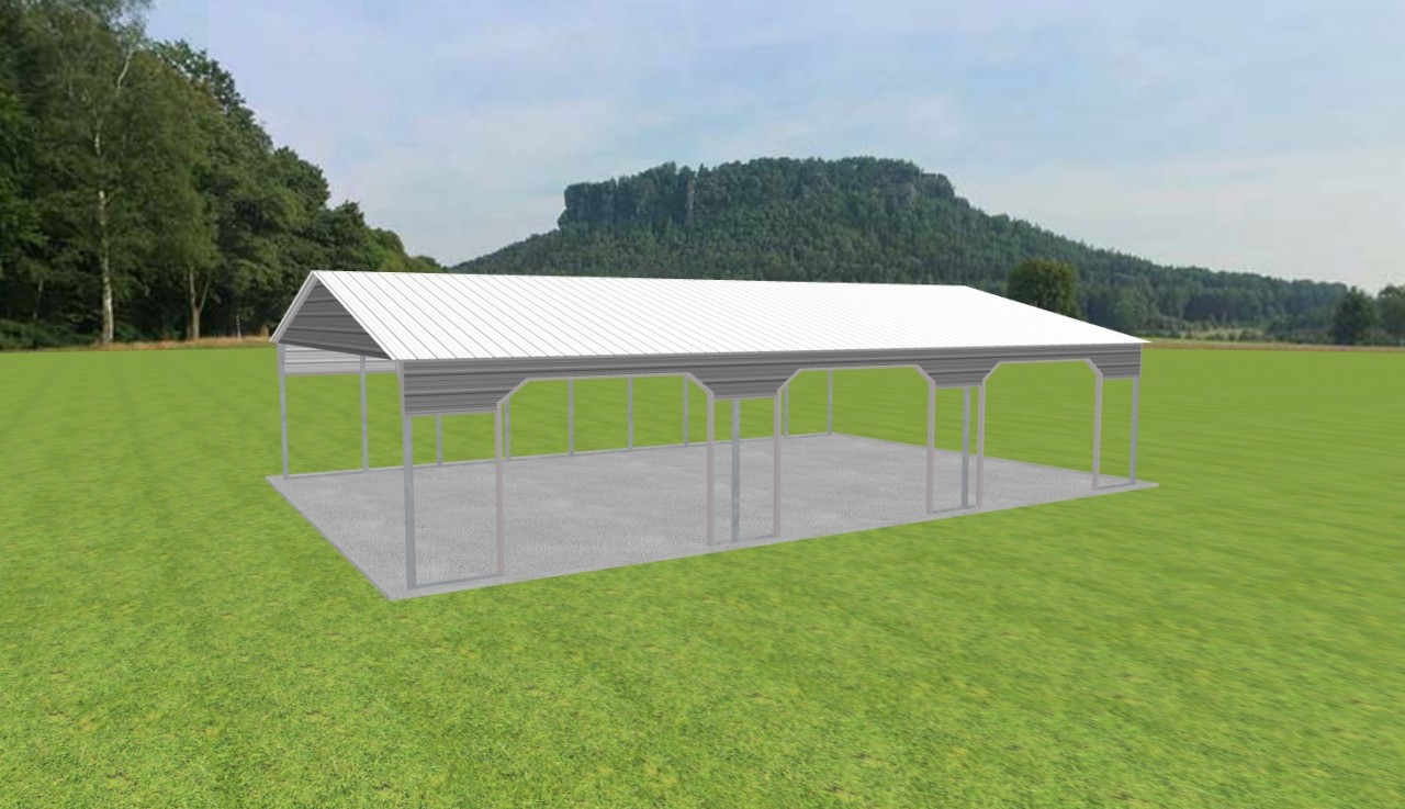 3 Car Carport 30 x 45 x 9 — photo 1