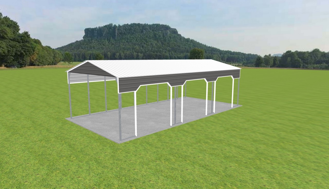 3 Car Carport 22 x 45 x 12 — photo 1