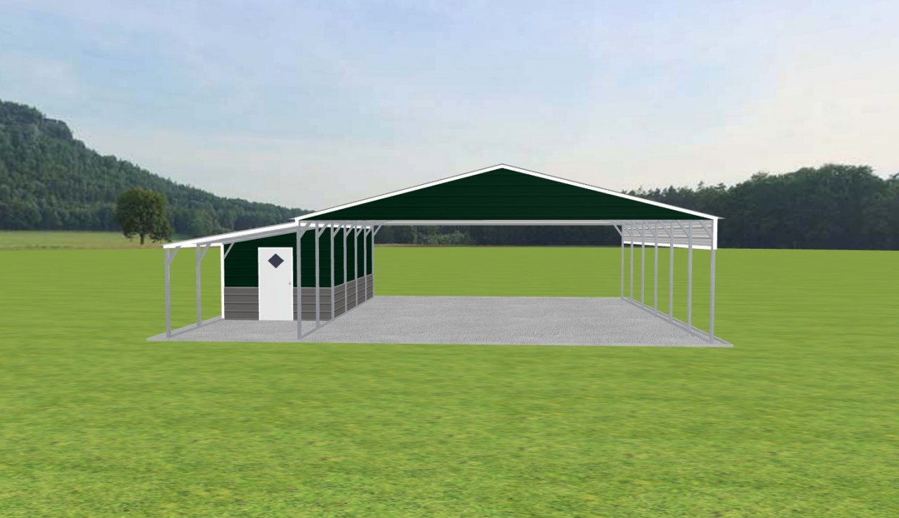 Carport with Storage 30 x 30 x 9 — photo 1