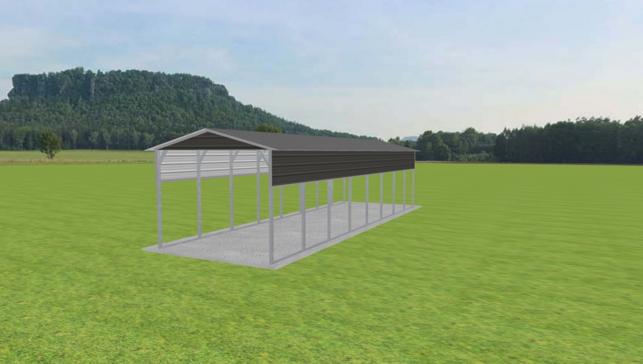 1 Car Carport 12 x 40 x 9 — photo 1