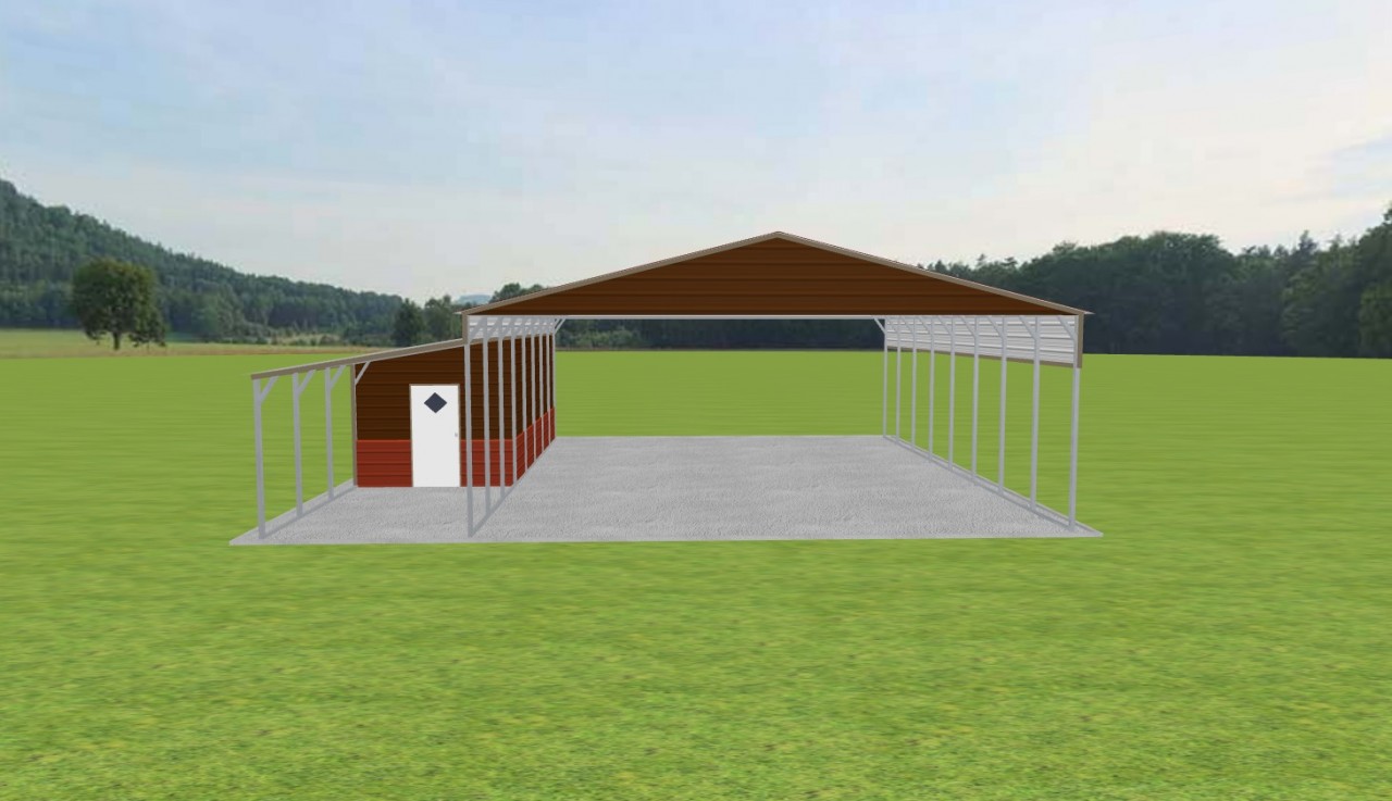 Carport with Storage 30 x 40 x 11 — photo 1