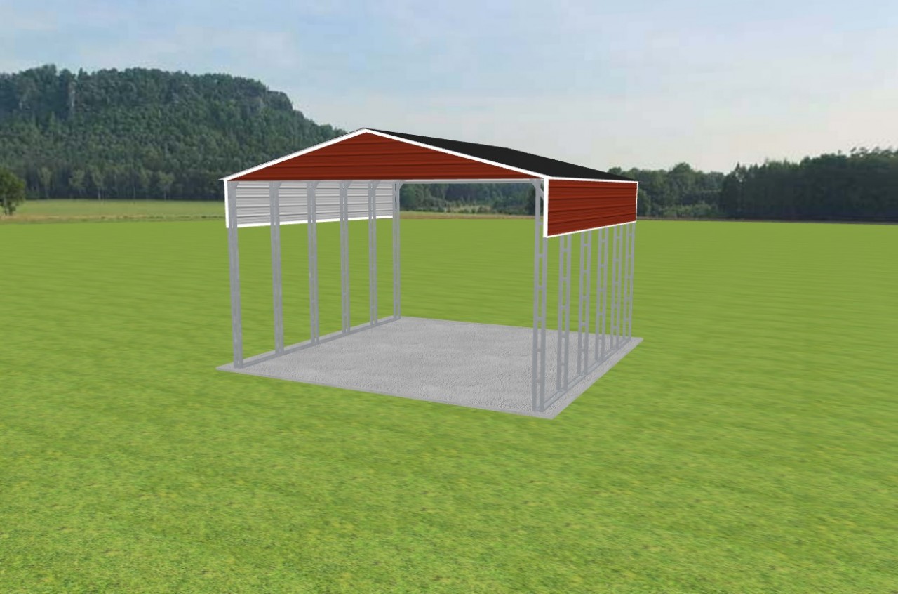 3 Car Carport 26 x 25 x 15 — photo 1