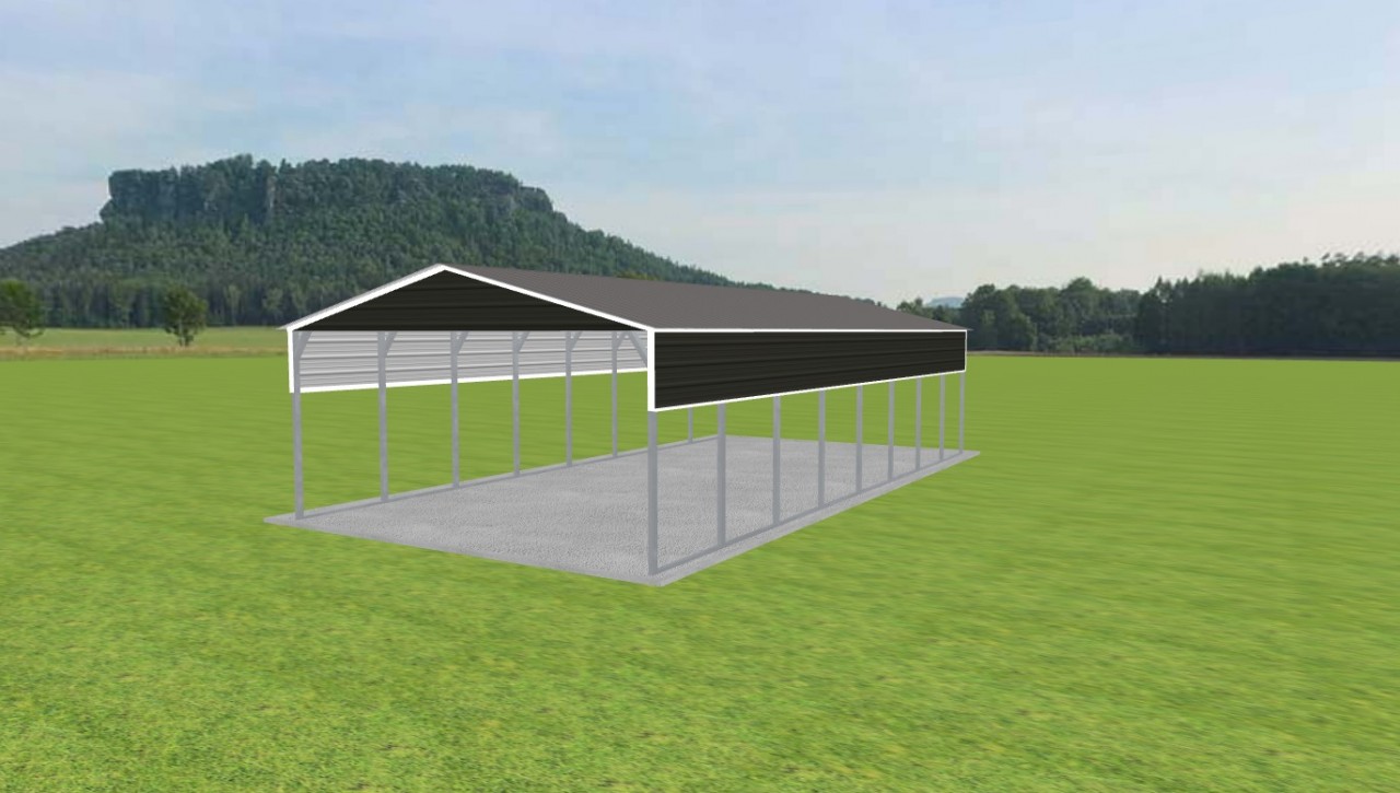 2 Car Carport 20 x 40 x 9 — photo 1