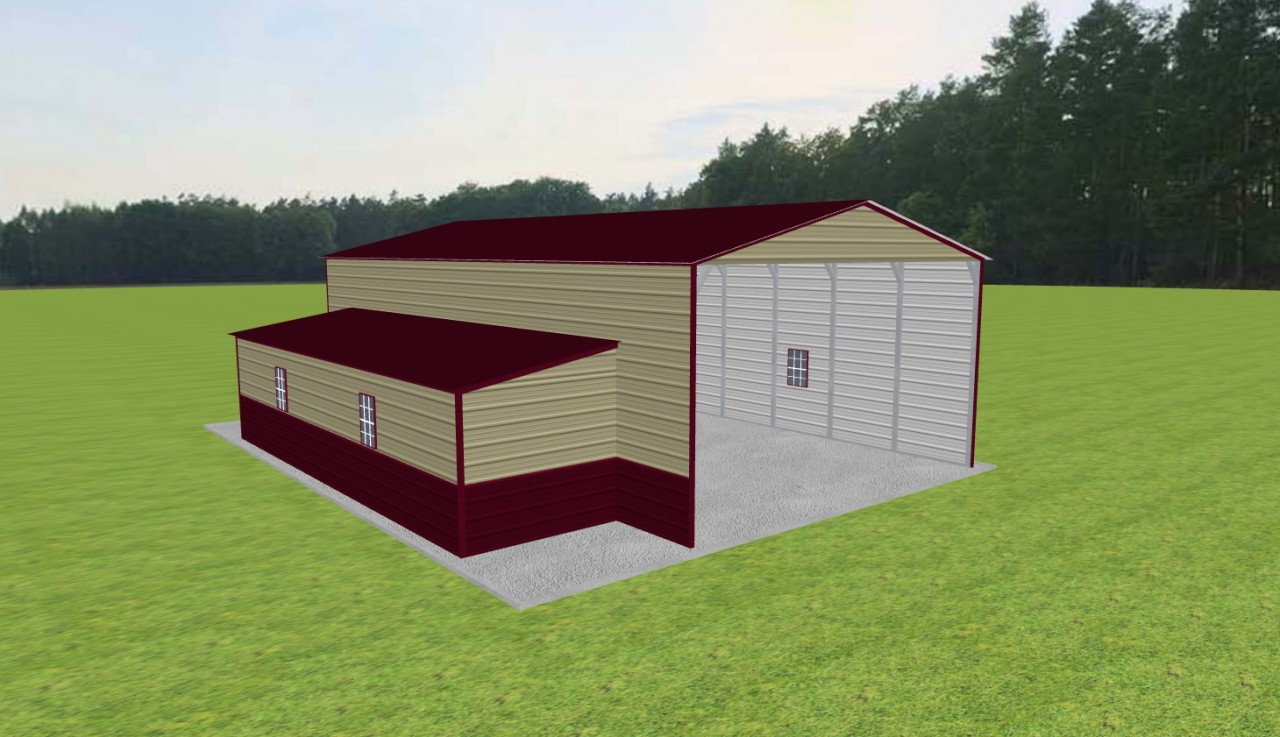 Carport with Storage 22 x 40 x 12 — photo 1