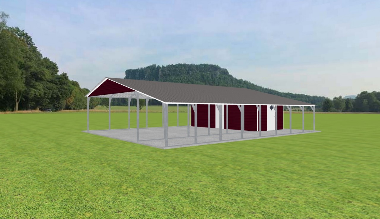 Carport with Storage 24 x 40 x 8 — photo 1
