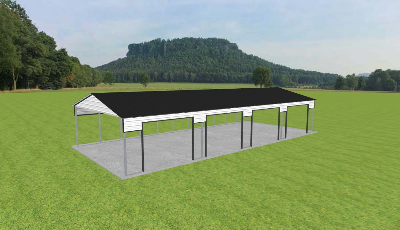 Carport 24 x 55 x 9 — photo 1