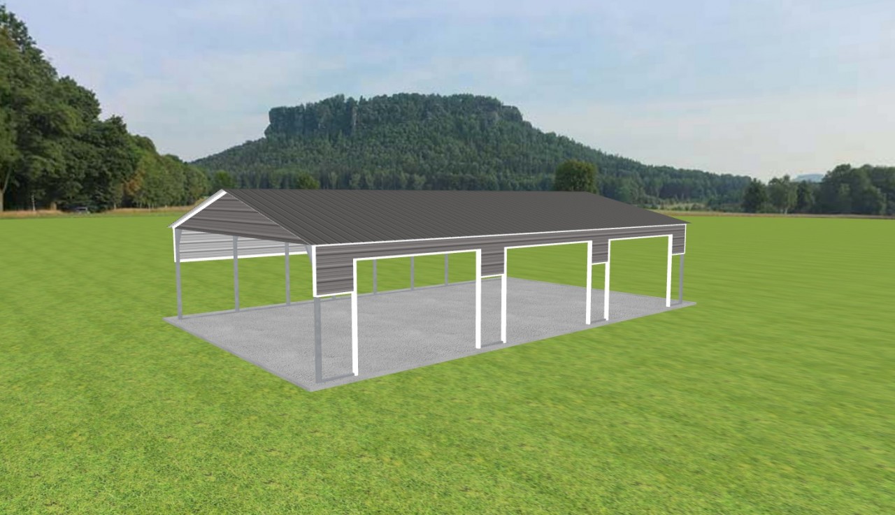Carport 24 x 40 x 8 — photo 1