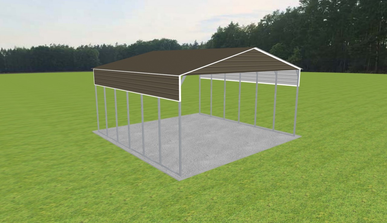 3 Car Carport 30 x 30 x 14 — photo 1