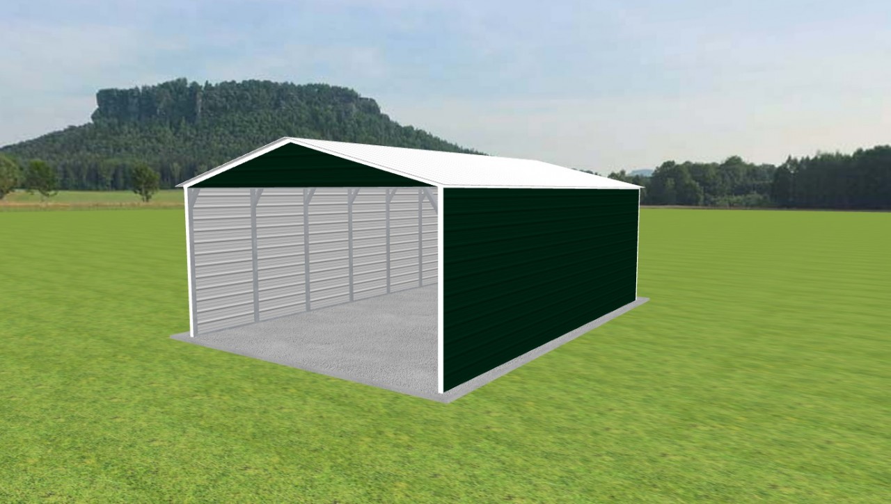 2 Car Carport 20 x 30 x 10 — photo 1