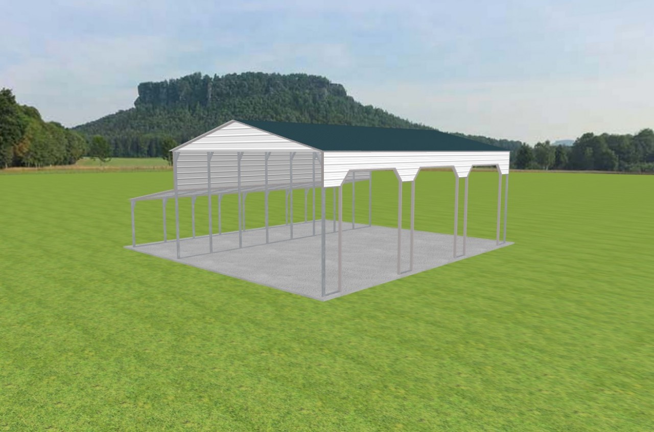 3 Car Carport 26 x 40 x 14 — photo 1