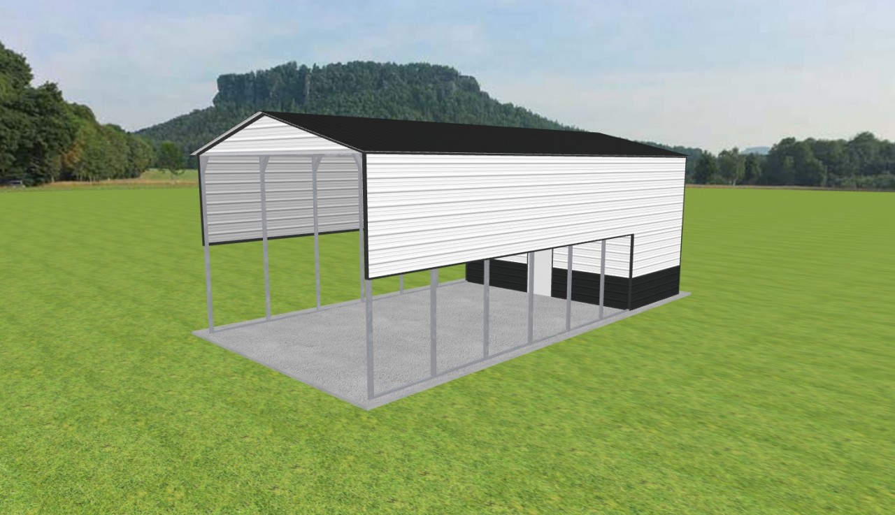 Carport with Storage 20 x 40 x 14 — photo 1