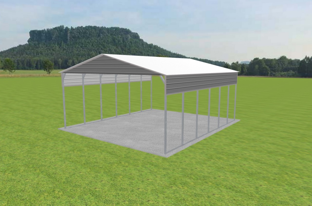 3 Car Carport 26 x 30 x 12 — photo 1