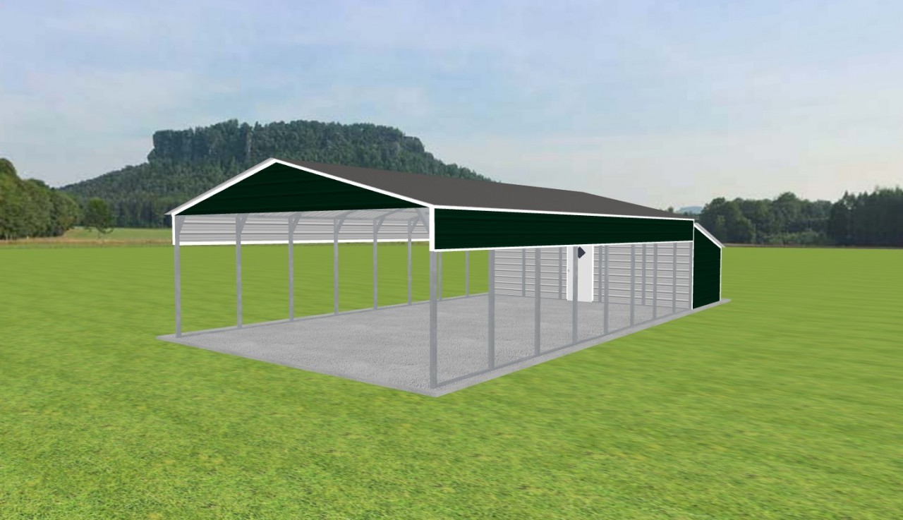 Carport with Storage 24 x 40 x 9 — photo 1