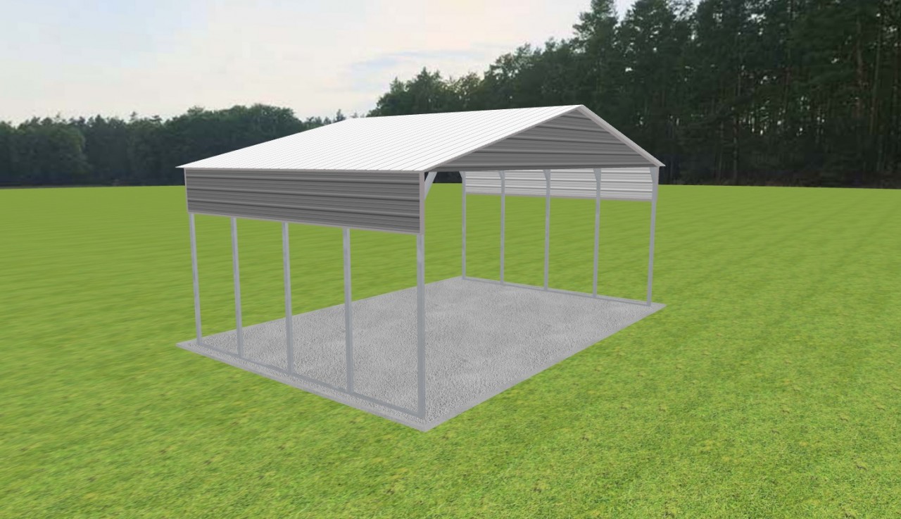 3 Car Carport 30 x 20 x 12 — photo 1