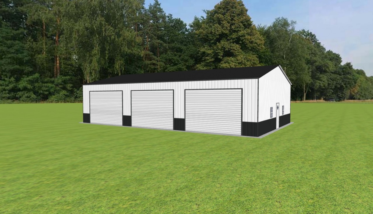 3 Car Garage 34 x 55 x 12 — photo 1