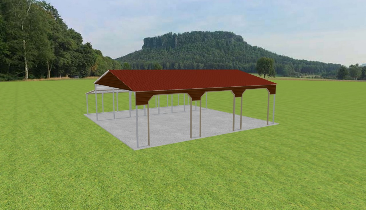 3 Car Carport 30 x 40 x 11 — photo 1
