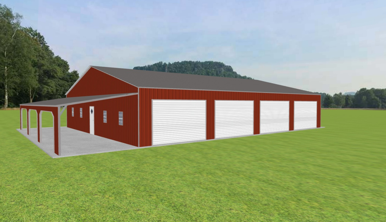 Commercial 4 Car Garage 48 x 60 x 10 — photo 1