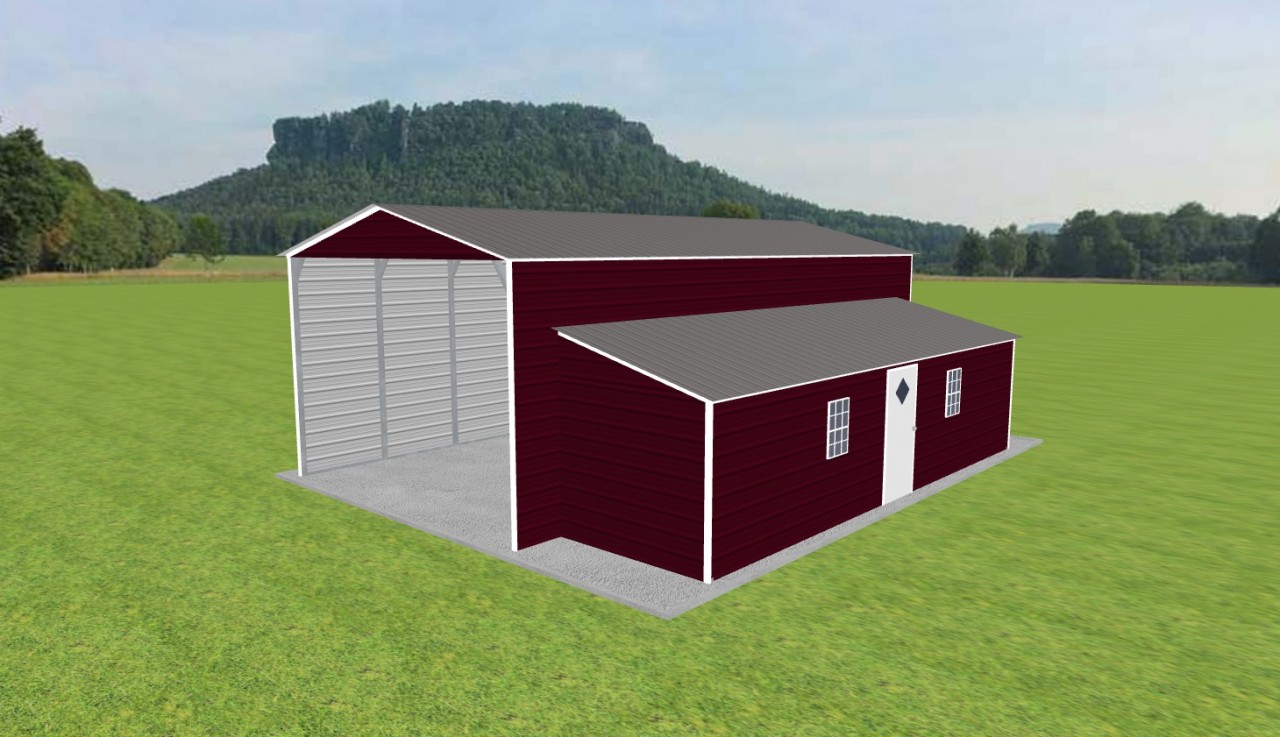 Carport with Storage 18 x 35 x 12 — photo 1
