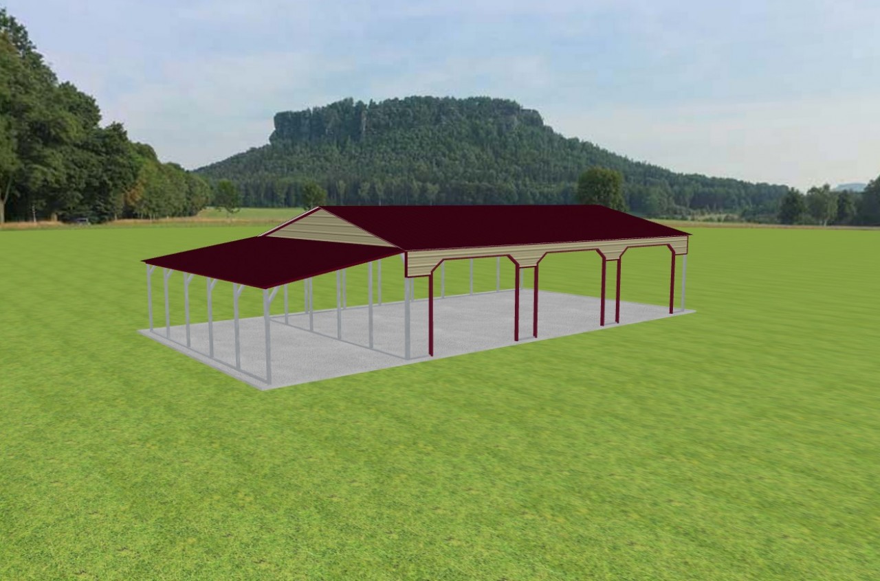 3 Car Carport 26 x 40 x 9 — photo 1