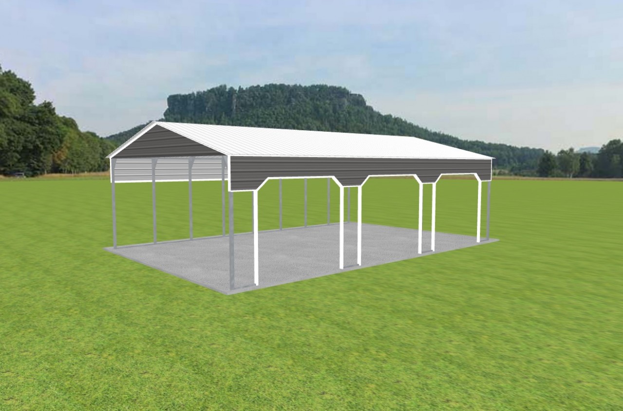 3 Car Carport 26 x 40 x 11 — photo 1