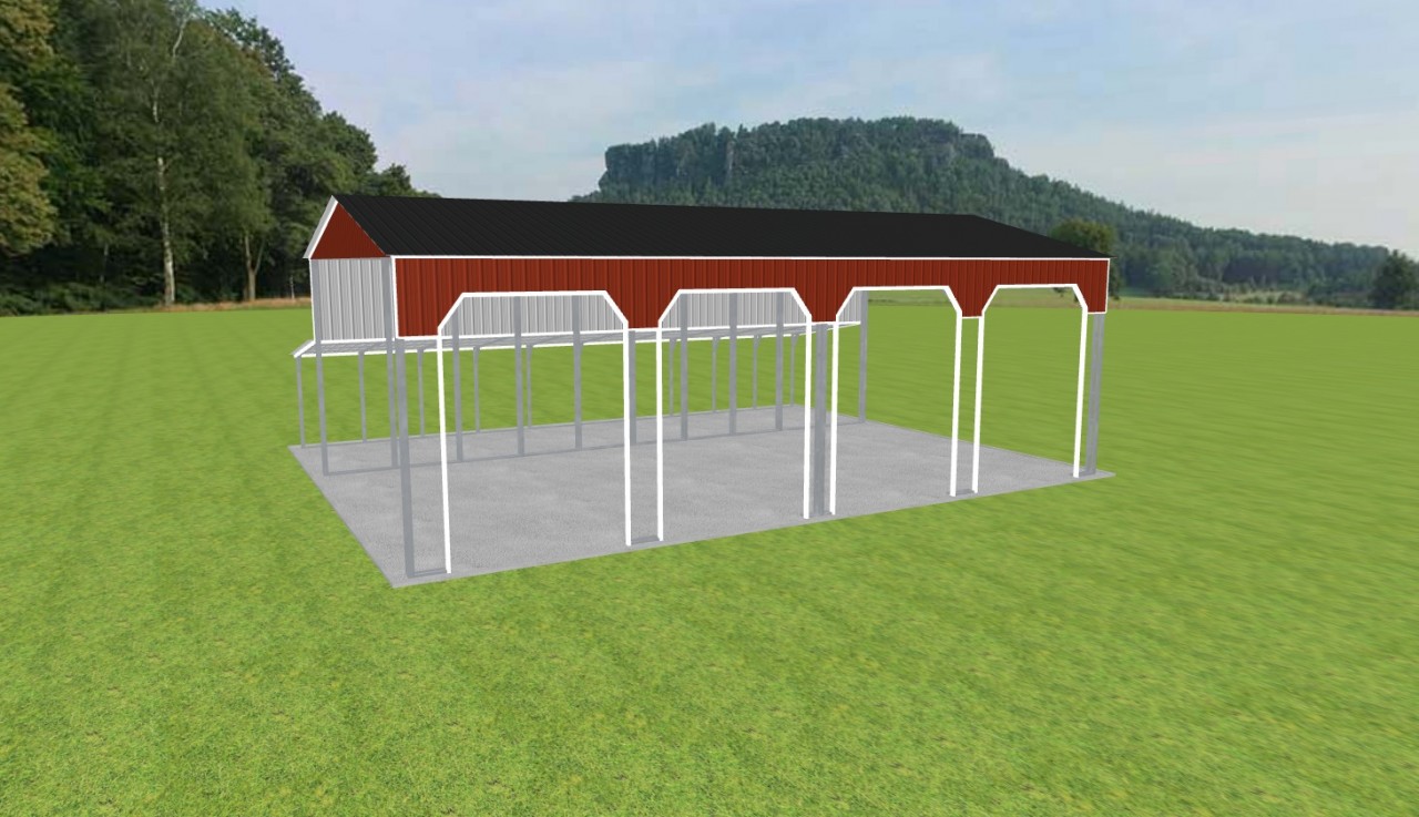 Carport 28 x 50 x 16 — photo 1