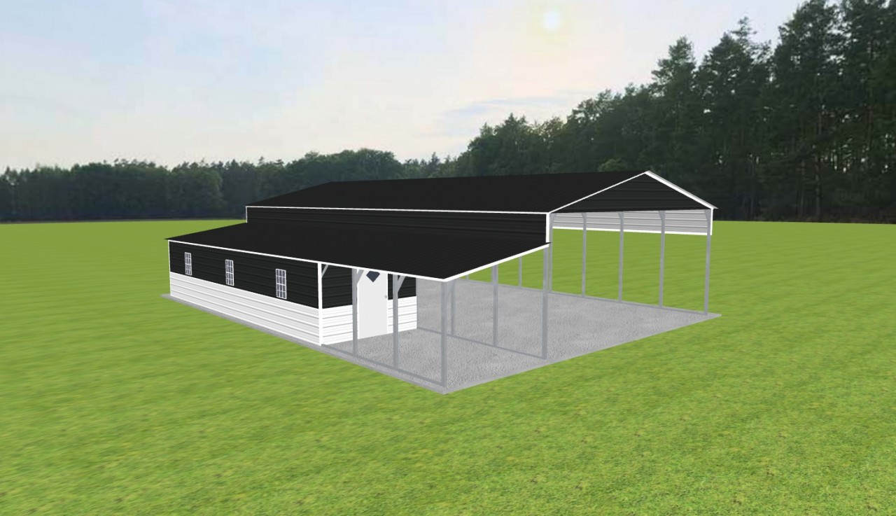 Carport with Storage 26 x 50 x 11 — photo 1