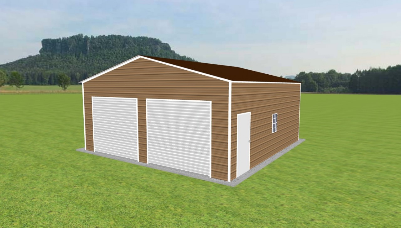 2 Car Garage 24 x 25 x 10 — photo 1