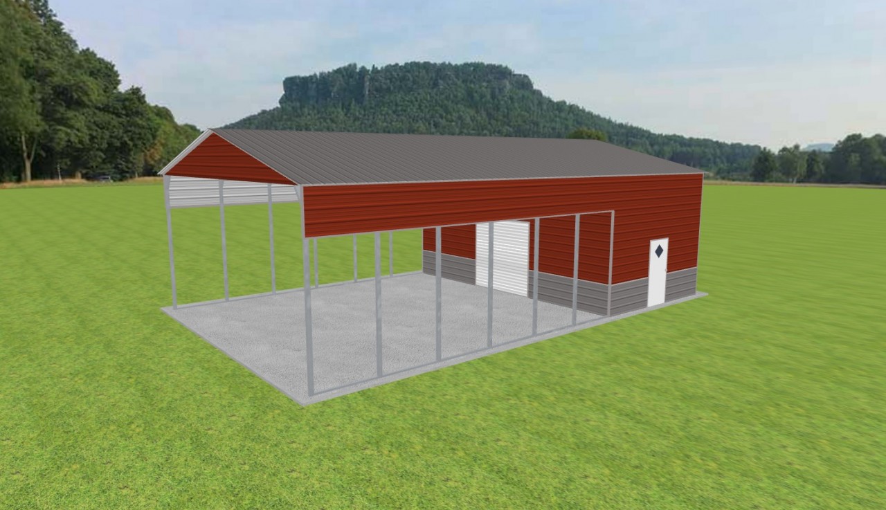 Carport with Storage 28 x 45 x 13 — photo 1
