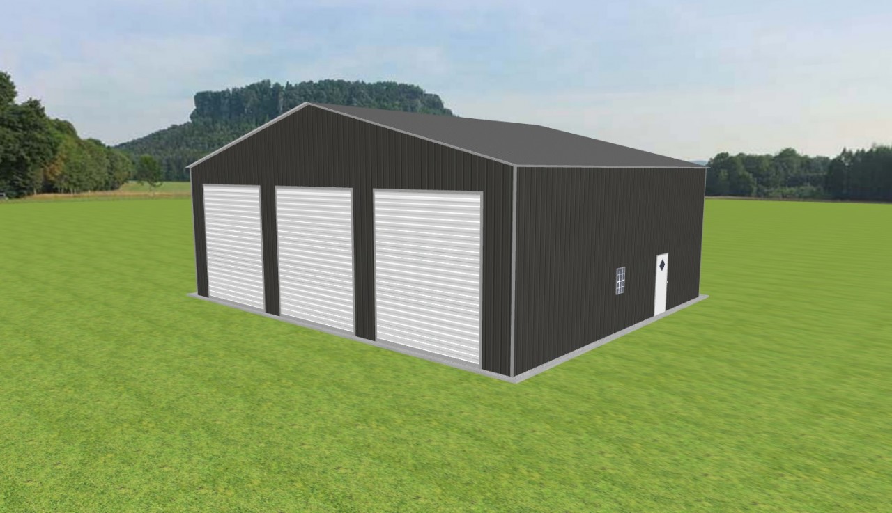 3 Car Garage 48 x 40 x 16 — photo 1