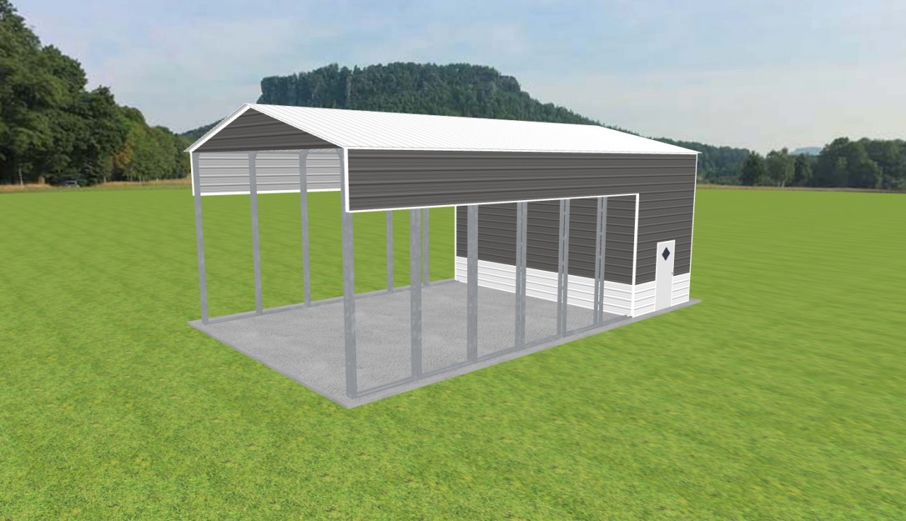 Carport with Storage 24 x 40 x 15 — photo 1